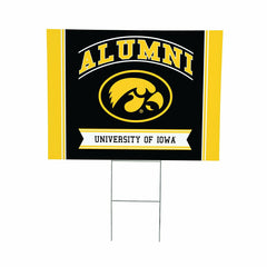 University of Iowa Coroplast Yard Sign Alumni - Collegiate Home