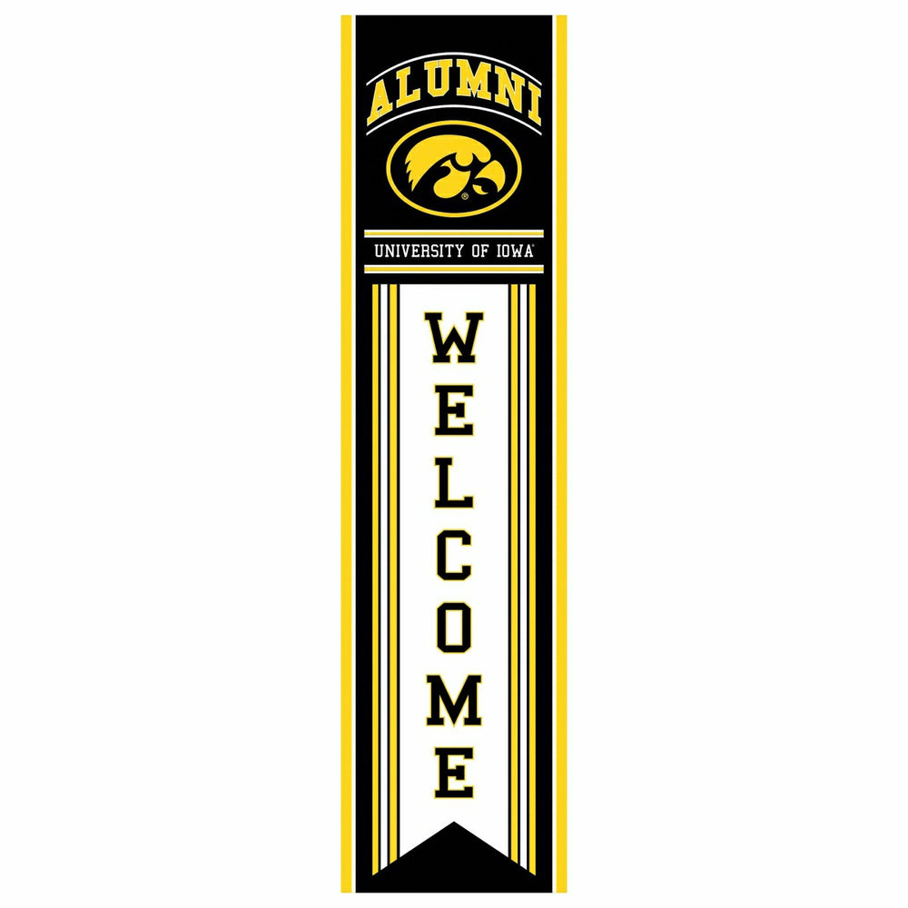 University of Iowa Alumni Single Sided Large Leaner, 46" - Collegiate Home
