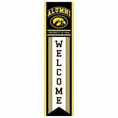 University of Iowa Alumni Single Sided Large Leaner, 46" - Collegiate Home