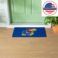 Full Color PVC Mat, 16" x 28", University of Kansas - Collegiate