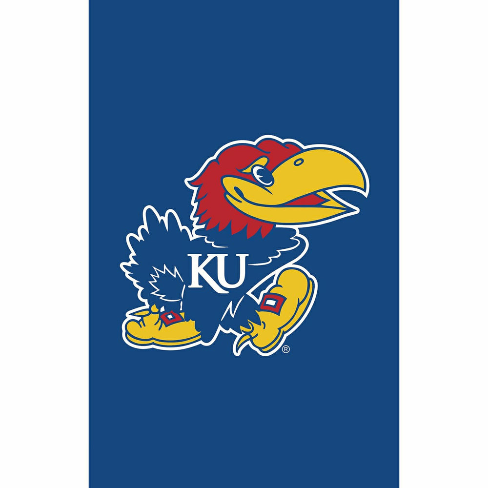 University of Kansas Applique Garden Flag - Collegiate Home