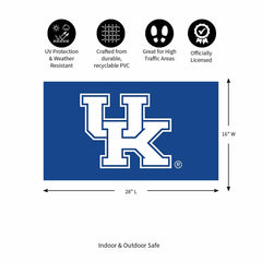 Full Color PVC Mat, 16" x 28", University of Kentucky - Collegiate
