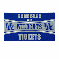 28" x 16" PVC Trapper Mat, Come Back with Tickets, University of Kentu - Collegiate