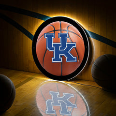 LED Wall Decor, Round, Med, Univ of Kentucky Basketball - Collegiate Home
