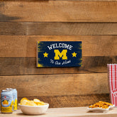 University Of Michigan Wood Wall Sign, 6x11 - Collegiate Home