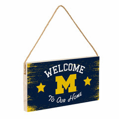 University Of Michigan Wood Wall Sign, 6x11 - Collegiate Home