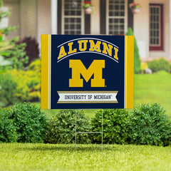 University Of Michigan Coroplast Yard Sign Alumni - Collegiate Home