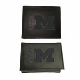 University Of Michigan, Bi-Fold and Tri-Fold Wallet Gift Set, Black - Collegiate Home