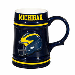 University Of Michigan Ceramic Stein Cup, 24oz - Collegiate Home