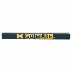 University Of Michigan Engraved Wood Sign, 1.5" x 18" - Collegiate Home