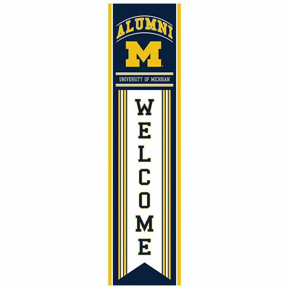 University Of Michigan Alumni Single Sided Large Leaner, 46" - Collegiate Home