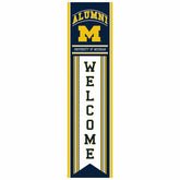 University Of Michigan Alumni Single Sided Large Leaner, 46" - Collegiate Home