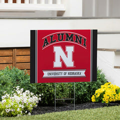 University of Nebraska Coroplast Yard Sign Alumni - Collegiate Home