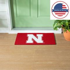 Full Color PVC Mat, 16" x 28", University of Nebraska - Collegiate