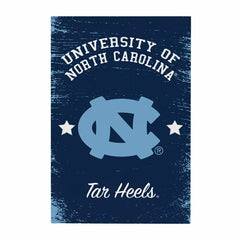 University of North Carolina Wood Wall Sign, 16x24 - Collegiate Home