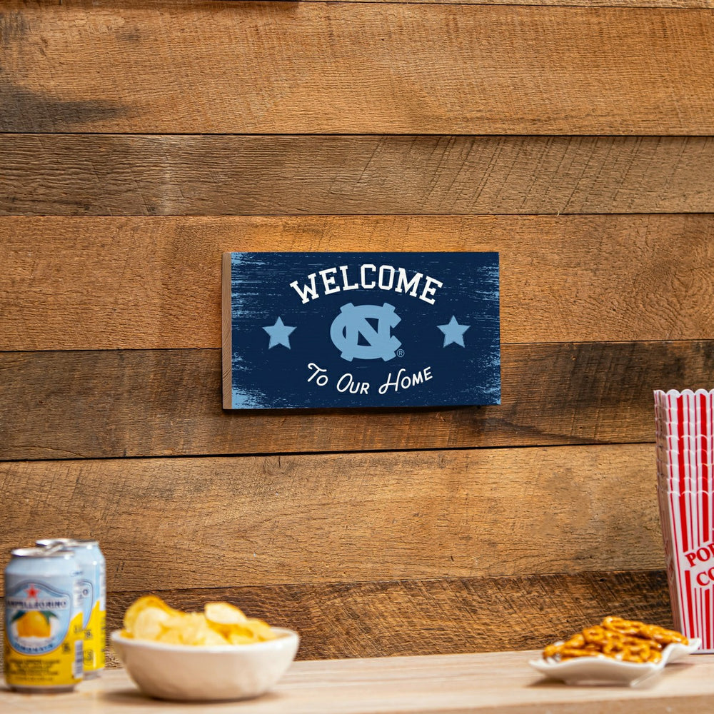 University of North Carolina Wood Wall Sign, 6x11 - Collegiate Home