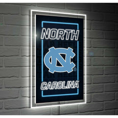 University of North Carolina College Rectangle Neolite LED Decor - Collegiate Home