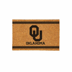 University of Oklahoma Large One Color Coir Mat, 36"x24" - Collegiate