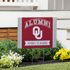 University of Oklahoma Coroplast Yard Sign Alumni - Collegiate Home
