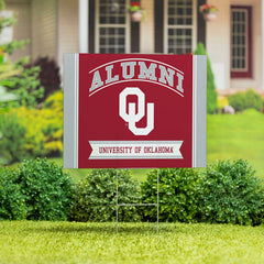 University of Oklahoma Coroplast Yard Sign Alumni - Collegiate Home