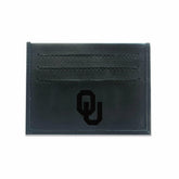 Front Pocket Wallet w/ RFID Blocking, University of Oklahoma, Black - Collegiate Home