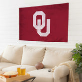 University of Oklahoma Single Sided Estate Flag with 2 Grommets, 3'x5' - Collegiate Home