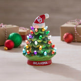 8" LED Ceramic Christmas Tree, University of Oklahoma - Collegiate Home