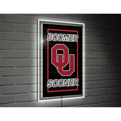 University of Oklahoma College Rectangle Neolite LED Decor - Collegiate Home