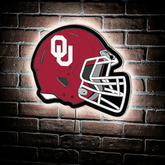 LED Wall Decor, Helmet, University of Oklahoma - Collegiate Home
