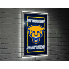University of Pittsburgh College Rectangle Neolite LED Decor - Collegiate Home