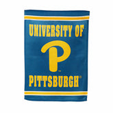 Embossed Suede Flag, GDN Size, University of Pittsburgh - Collegiate Home