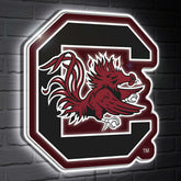 South Carolina LED Wall Decor, Glazelite, Logo - Collegiate Home