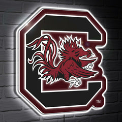 South Carolina LED Wall Decor, Glazelite, Logo - Collegiate Home