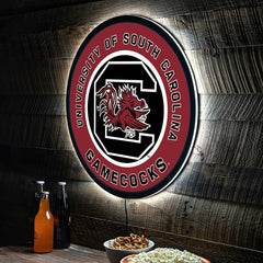 LED Wall Decor, Round, University of South Carolina - Collegiate Home