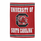 University of South Carolina Embossed Suede Garden Flag - Collegiate Home
