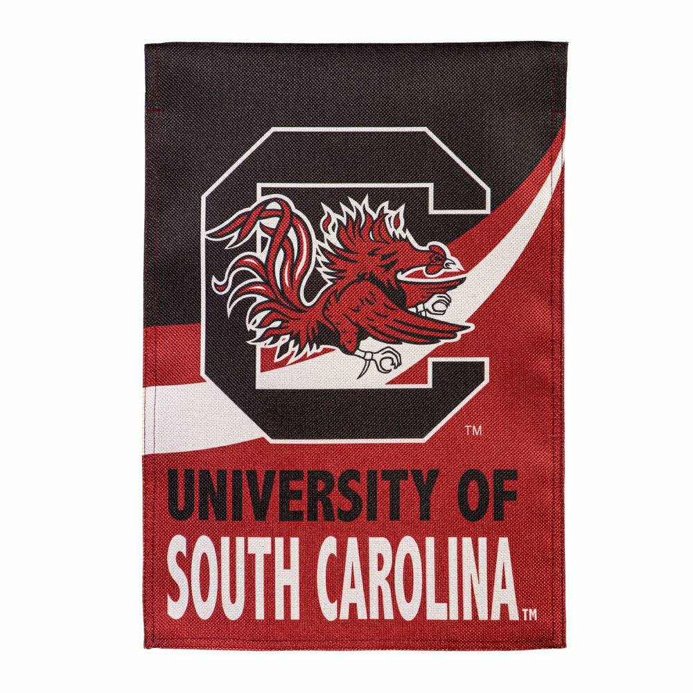 University of South Carolina Burlap Flag GDN Size - Collegiate Home
