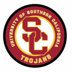 LED Wall Decor, Round, University of Southern California - Collegiate Home