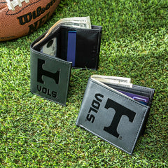 University of Tennessee, Bi-Fold and Tri-Fold Wallet Gift Set, Black - Collegiate Home