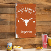 University of Texas Wood Wall Sign, 16x24 - Collegiate Home