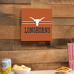 University of Texas Wood Wall Sign, 12x12 - Collegiate Home