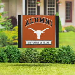 University of Texas Coroplast Yard Sign Alumni - Collegiate Home