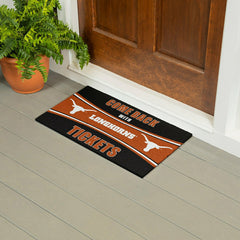 28" x 16" PVC Trapper Mat, Come Back with Tickets, University of Texas - Collegiate