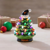8" LED Ceramic Christmas Tree, University of Texas - Collegiate Home