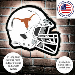 LED Wall Decor, Helmet, University of Texas - Collegiate Home