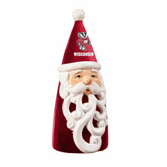 University of Wisconsin-Madison Santa LED Statuary, 8" - Collegiate Home
