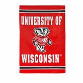 Embossed Suede Flag, GDN Size, University of Wisconsin-Madison - Collegiate Home