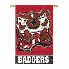 Wisconsin Mascot, Suede REG Justin Patten - Collegiate Home