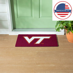 Full Color PVC Mat, 16" x 28", Virginia Tech - Collegiate