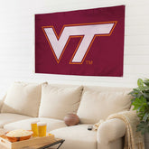 Virginia Tech Single Sided Flag w/ 2 Grommets, 3'x5' - Collegiate Home
