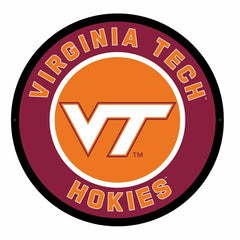 LED Wall Decor, Round, Virginia Tech - Collegiate Home